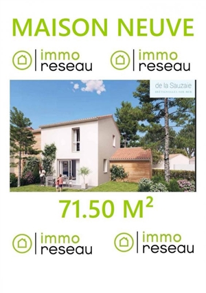 maison à la vente -   85470  BRETIGNOLLES SUR MER, surface 71 m2 vente maison - UBI464989064